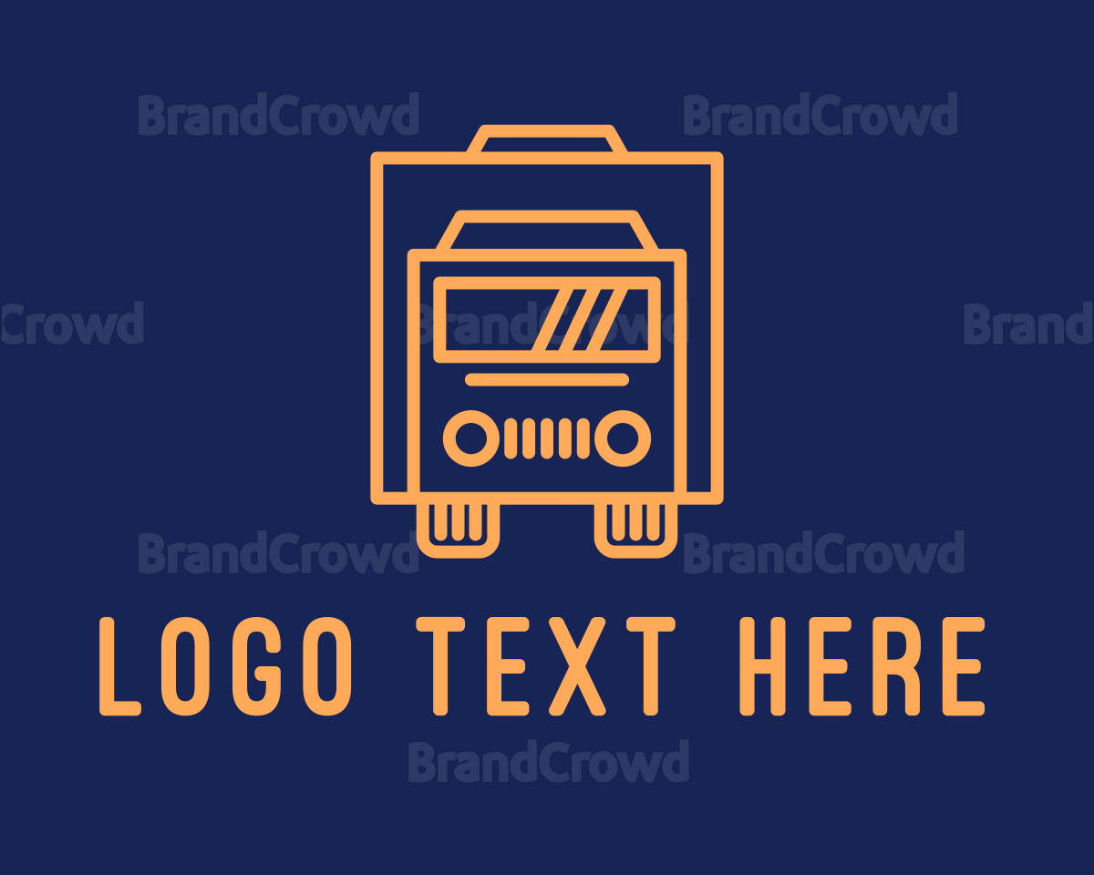 Orange Trucking Company Logo | BrandCrowd Logo Maker