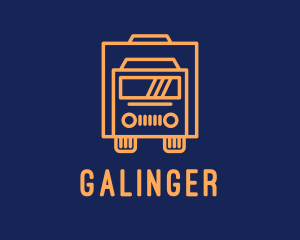 Freight - Orange Trucking Company logo design