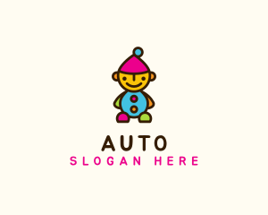 Squiggle - Colorful Dwarf Toy logo design
