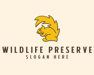 Wildlife Squirrel Pet logo design