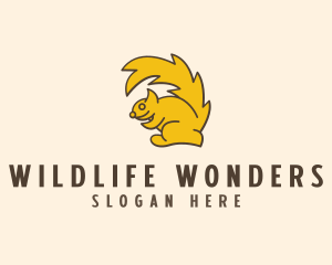 Wildlife Squirrel Pet logo design