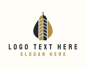 Elegant - Skyscraper Urban Metropolis logo design