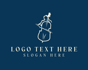 Cello Instrument Musician Logo