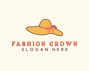 Fashion Ribbon Hat  logo design