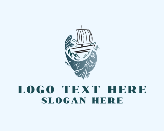 Fishing Boat Logos  128 Custom Fishing Boat Logo Designs