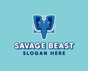 Elephant Beast Animal logo design