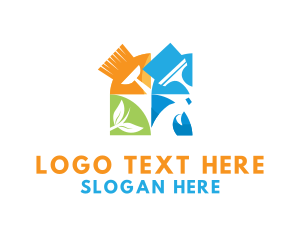 Sanitary - Home Cleaning Chores logo design