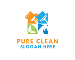 Home Cleaning Chores logo design