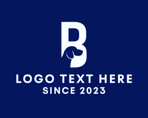 Labrador - Letter B Dog logo design