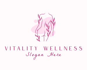 Wellness Sexy Nude Body logo design