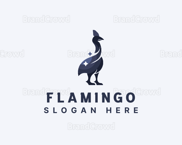 Cassowary Bird Wildlife Logo