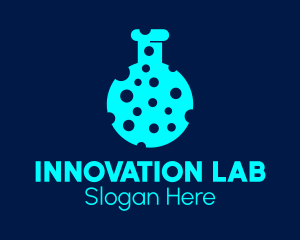 Molecule Lab Beaker  logo design