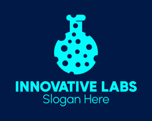 Molecule Lab Beaker  logo design