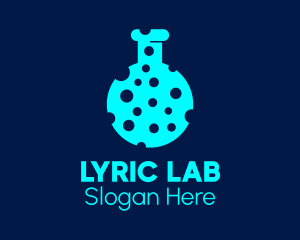 Molecule Lab Beaker  logo design