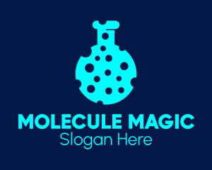 Molecule - Molecule Lab Beaker logo design