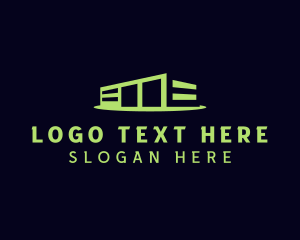 Logistics - Industrial Storage Warehouse logo design