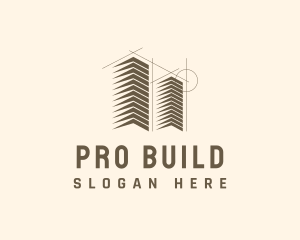 Building Construction Architecture logo design