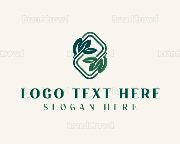 Leaf Eco Spa Wellness Logo