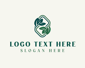 Leaf Eco Spa Wellness logo design