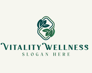 Leaf Eco Spa Wellness logo design