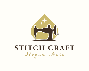 Fashion Sewing Machine logo design