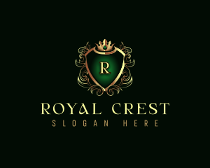 Royal Crown Crest logo design