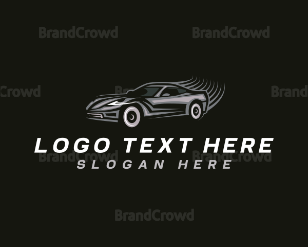 Fast Car Automobile Logo