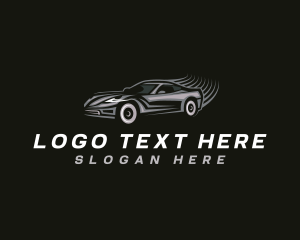 Fast Car Automobile Logo