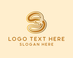 Luxury Gold Calligraphy logo design