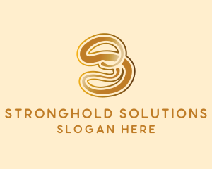 Luxury Gold Calligraphy logo design