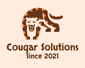 Cougar - Wild Jaguar Jungle logo design