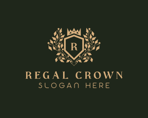 Regal Academic Crown logo design