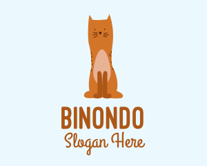 Feline - Playful Cat Pet logo design