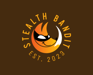 Bandit - Fox Burglar Mask logo design