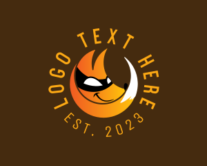 Thief - Fox Burglar Mask logo design