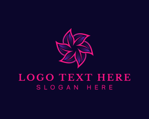 Salon - Flower Beauty Spa logo design