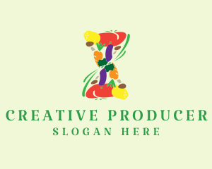 Healthy Organic Produce logo design
