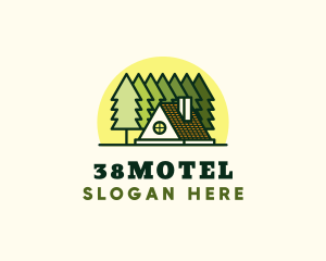 Cabin Tree Camping logo design