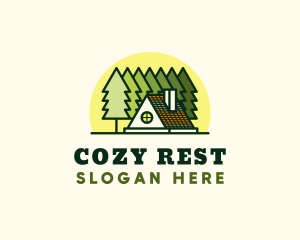 Cabin Tree Camping logo design