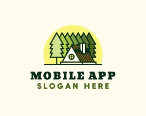 Trip - Cabin Tree Camping logo design