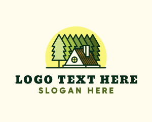 Cabin - Cabin Tree Camping logo design