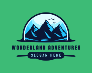 Mountain Travel Adventure logo design