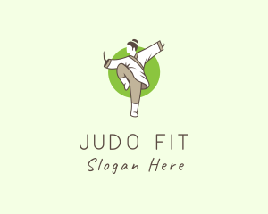 Judo - Wushu Martial Arts logo design