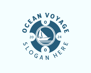 Sailing Boat Travel logo design