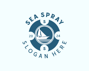 Sailing Boat Travel logo design