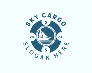 Sailing Boat Travel logo design