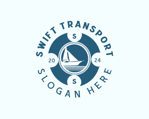 Sailing Boat Travel logo design