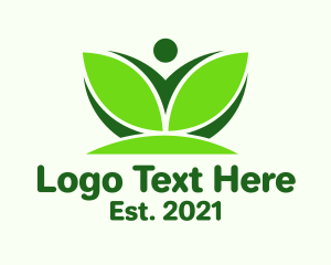 Landscaping - Abstract Natural Wellness logo design
