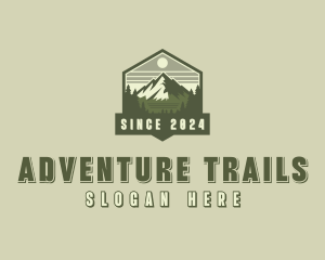 Mountain Peak Hike logo design