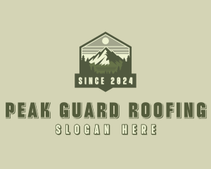 Mountain Peak Hike logo design